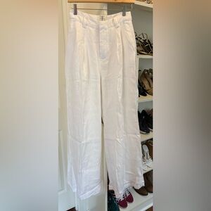 DISSH Holden white linen pants NWT US 4/AUS 8